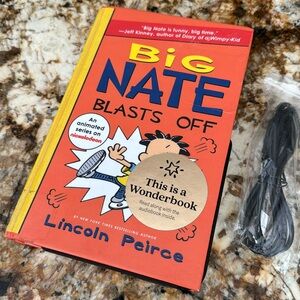 Big Nate Blasts Off by Lincoln Peirce Wonderbook read along, audiobook inside